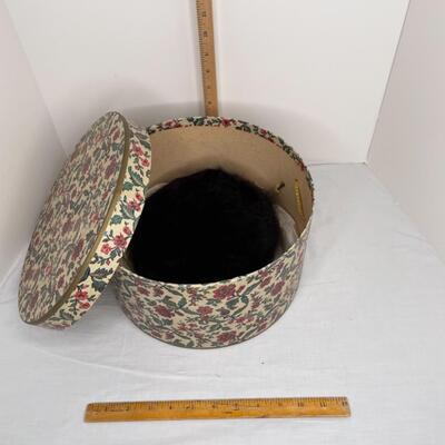 Vintage Mink Hat in Hatbox