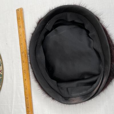 Vintage Mink Hat in Hatbox
