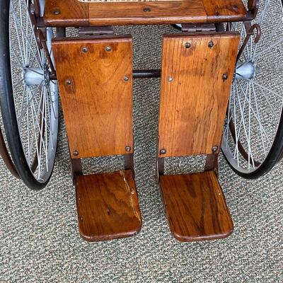 Life-size Antique Cain Wheel Chair from ARROW