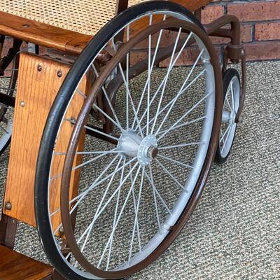 Life-size Antique Cain Wheel Chair from ARROW