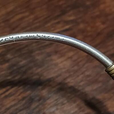 Lot 159: (2) Vintage TAXCO Sterling Bangle Bracelets