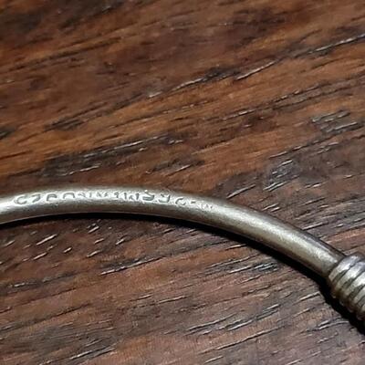 Lot 159: (2) Vintage TAXCO Sterling Bangle Bracelets