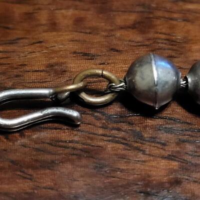 Lot 163: Vintage Southwest Sterling Beaded Baby Bracelet