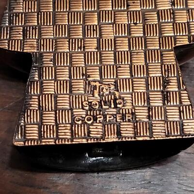 Lot 164: Vintage BELL TRADING POST Solid Copper Kachina Pendant and 30" Rope Chain