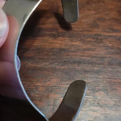 Lot 167: Sterling Silver Cuff Bracelet