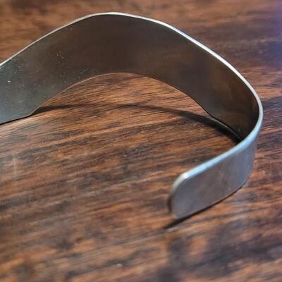 Lot 167: Sterling Silver Cuff Bracelet