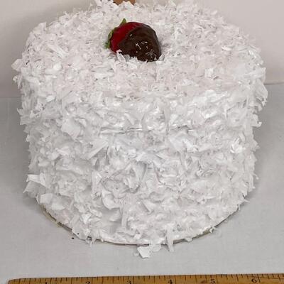 White Coconut Fake Cake