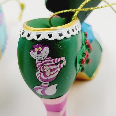 BRADFORD EXCHANGE DISNEY ONCE UPON A TIME SLIPPERS "ALICE & JASMINE" SLIPPERS