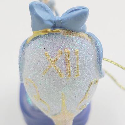 BRADFORD EXCHANGE DISNEY ONCE UPON A TIME SLIPPERS "MULAN & CINDERELLA" ORNAMENTS