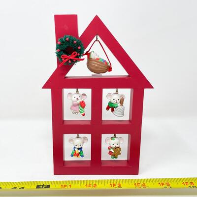 AVON â€œA MERRY LITTLE CHRISTMASâ€ MOUSE HOUSE DECOR