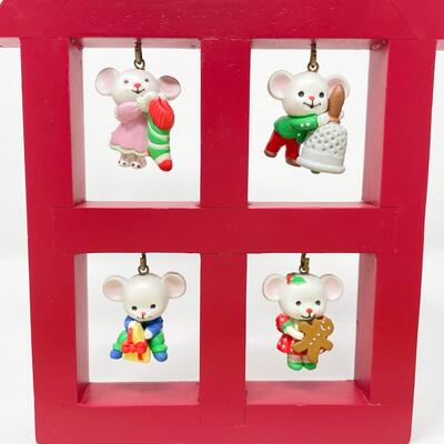 AVON â€œA MERRY LITTLE CHRISTMASâ€ MOUSE HOUSE DECOR