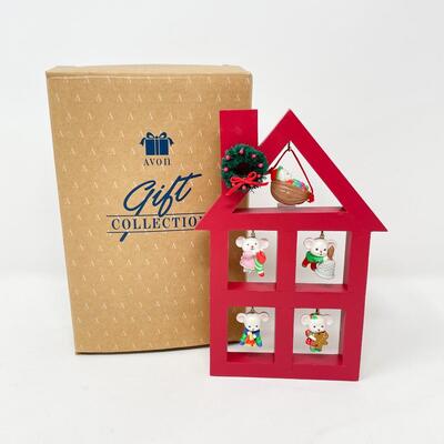 AVON â€œA MERRY LITTLE CHRISTMASâ€ MOUSE HOUSE DECOR