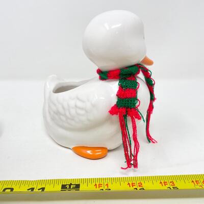 Xâ€™MAS GOOSE PLANTER - HOUSE OF LLOYD â€œCHRISTMAS AROUND THE WORLDâ€