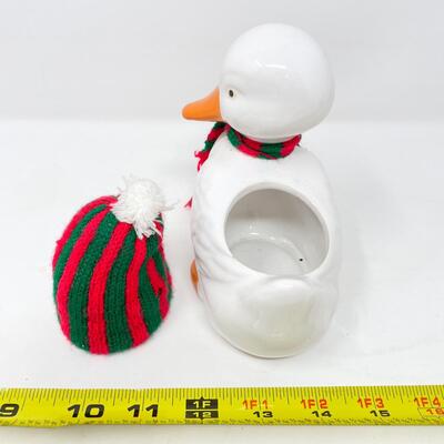 Xâ€™MAS GOOSE PLANTER - HOUSE OF LLOYD â€œCHRISTMAS AROUND THE WORLDâ€