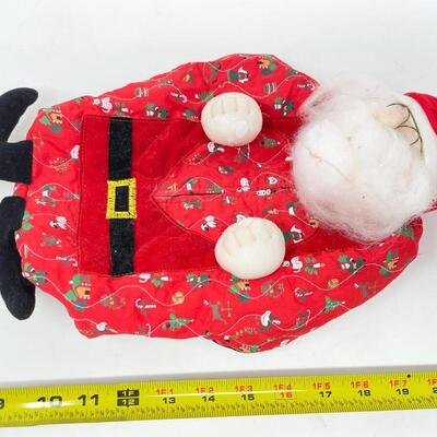 AVON SANTA TISSUE BOX FABRIC COVER