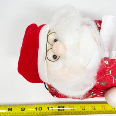 AVON SANTA TISSUE BOX FABRIC COVER