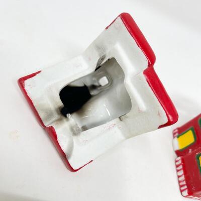 MINI CERAMIC HOUSE CANDLE HOLDER
