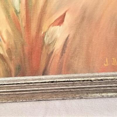 Lot #138  Original Oil on Canvas - Louisiana Iris