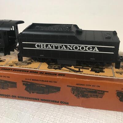 Lot 12: Tyco Chattanooga 638 HO Locomotive W/ Tender Original Box Vintage