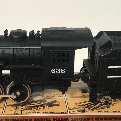 Lot 12: Tyco Chattanooga 638 HO Locomotive W/ Tender Original Box Vintage