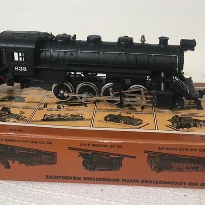 Lot 12: Tyco Chattanooga 638 HO Locomotive W/ Tender Original Box Vintage