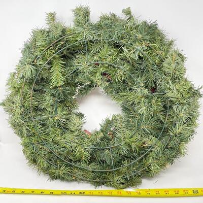 CARDINAL & WHEAT HOLIDAY WREATH