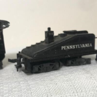 Lot 14: Locomotive & Coal Wagon Pennsylvania #96 Made In Yugoslavia N Scale