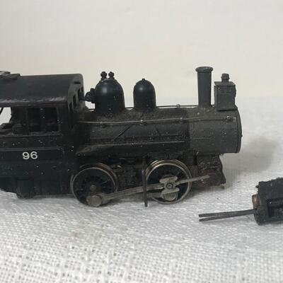 Lot 14: Locomotive & Coal Wagon Pennsylvania #96 Made In Yugoslavia N Scale