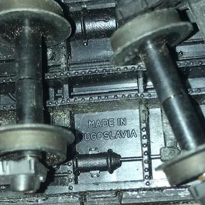 Lot 14: Locomotive & Coal Wagon Pennsylvania #96 Made In Yugoslavia N Scale