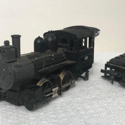 Lot 14: Locomotive & Coal Wagon Pennsylvania #96 Made In Yugoslavia N Scale