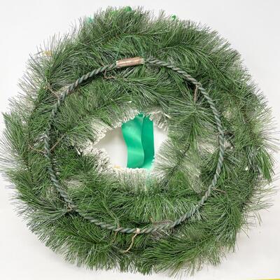 FROSTED HOLIDAY WREATH