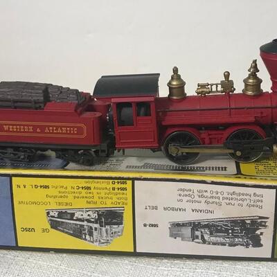 Lot 15: Vintage Rivarossi HO Western & Atlantic Locomotive 2-4-0 Bowker W/ Box