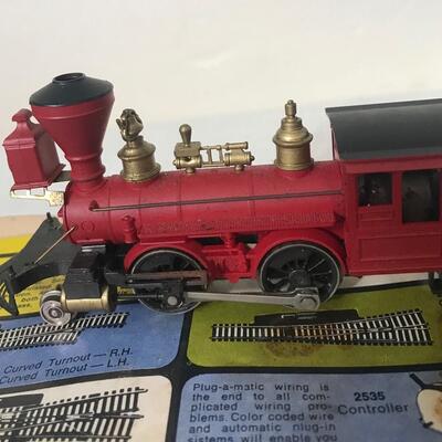 Lot 15: Vintage Rivarossi HO Western & Atlantic Locomotive 2-4-0 Bowker W/ Box