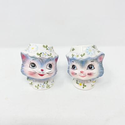 VINTAGE LEFTON â€œMISS PRISSâ€ SALT & PEPPER SHAKERS