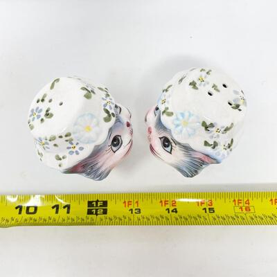 VINTAGE LEFTON â€œMISS PRISSâ€ SALT & PEPPER SHAKERS
