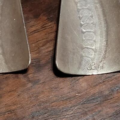 Lot 174: Vintage Stamped Silver Earrings
