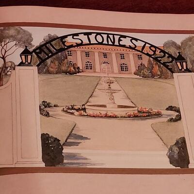Antique 1922 Milestones Nashville, Tennessee All Girls School Yearbook