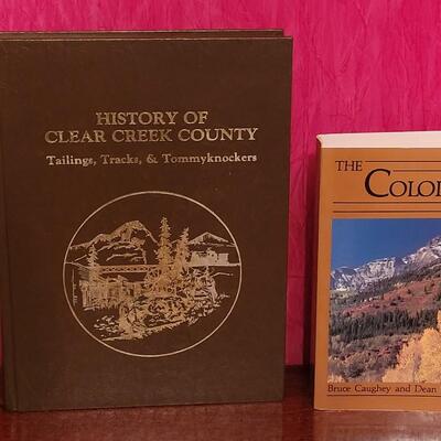 Lot 182: 1st ed. 1st Printing of "History of Clear Creek County" and The Revised Colorado Guide