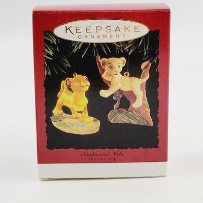 HALLMARK KEEPSAKE DISNEYS SIMBA & NALA ORNAMENT