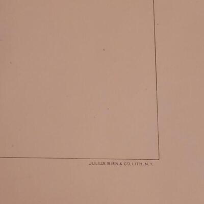 Lot 183: Antique Julius Bien Lithograph for U.S. Geological Survey #1
