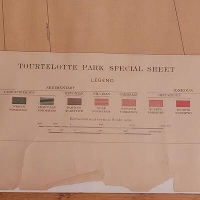 Lot 183: Antique Julius Bien Lithograph for U.S. Geological Survey #1