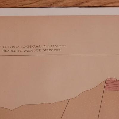 Lot 184: Antique Julius Bien Lithograph for US Geological Survey #2