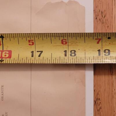 Lot 184: Antique Julius Bien Lithograph for US Geological Survey #2