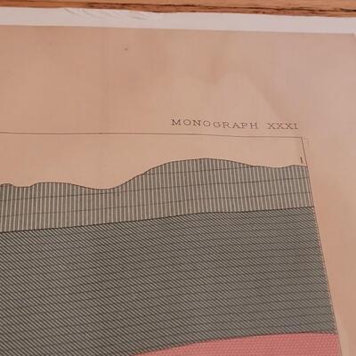 Lot 184: Antique Julius Bien Lithograph for US Geological Survey #2