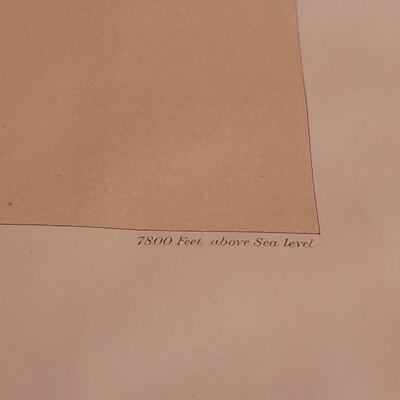 Lot 185: Antique Julius Bien Lithograph for U.S Geological Survey #3