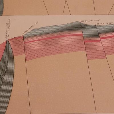 Lot 185: Antique Julius Bien Lithograph for U.S Geological Survey #3