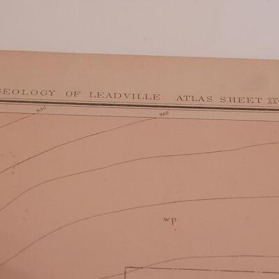 Lot 186: Antique Julius Bien Lithograph for U.S Geological Survey #4