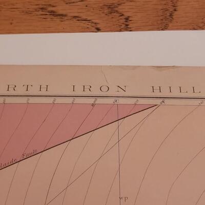 Lot 186: Antique Julius Bien Lithograph for U.S Geological Survey #4