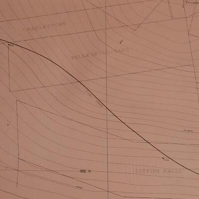 Lot 186: Antique Julius Bien Lithograph for U.S Geological Survey #4