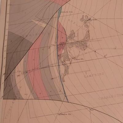 Lot 186: Antique Julius Bien Lithograph for U.S Geological Survey #4